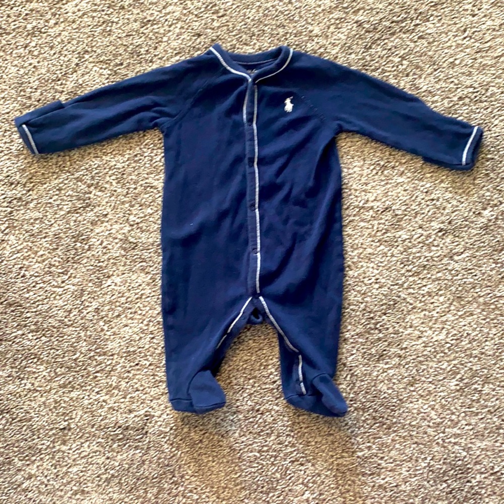 Ralph Lauren 3m baby footie outfit.
